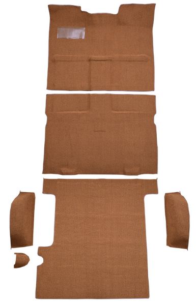 Picture of 1967-1972 GMC C25/C2500 Suburban 2WD Auto/3spd Column Shift Complete Loop Carpet Flooring 01 Black