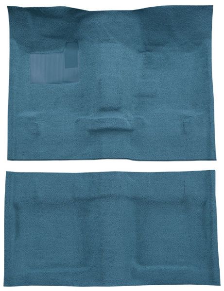 Picture of 1969-1972 Chevrolet Nova 2DR Auto/Manual Bucket Seat with Console Loop Carpet Flooring 01 Black