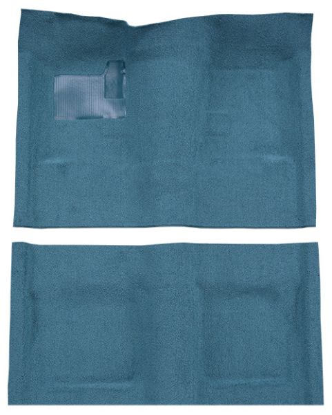 Picture of 1969-1972 Chevrolet Nova 2DR Auto/Manual Bench Seat Loop Carpet Flooring 01 Black