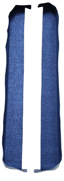 Picture of 1969 Pontiac Firebird Trans Am Door Panel Inserts 2pc Loop Carpet Flooring 01 Black