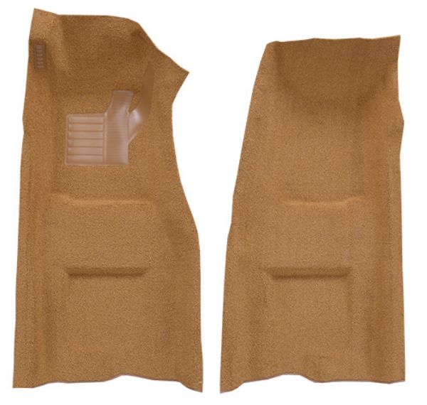 Picture of 1970 Chevrolet Corvette Auto Front with Pad Cutpile Carpet Flooring 801 Black