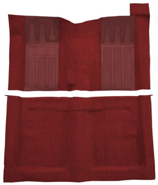 Picture of 1969-1970 Ford Ranchero GT 4spd with 2 Maroon Inserts Loop Carpet Flooring 01 Black