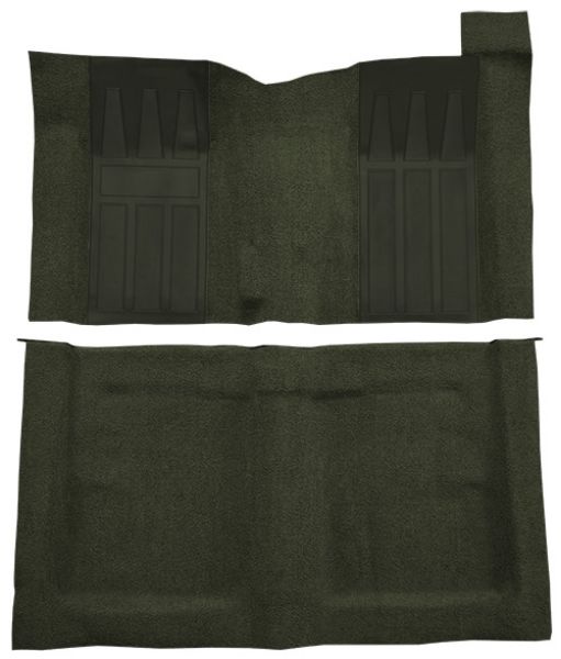 Picture of 1969-1970 Ford Ranchero GT 4spd with 2 Dark Green Inserts Loop Carpet Flooring 01 Black