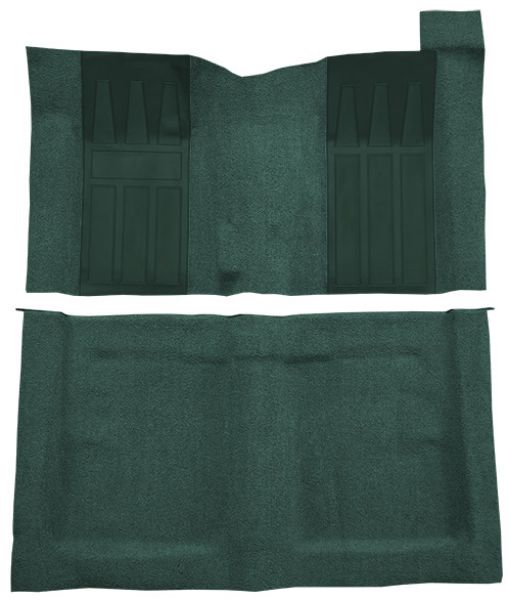 Picture of 1969-1970 Ford Ranchero GT 4spd with 2 Aqua Inserts Loop Carpet Flooring 01 Black