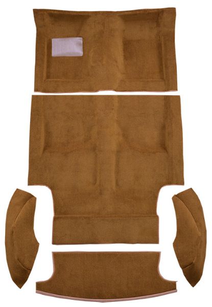 Picture of 1969-1970 American Motors AMX 4spd Complete Cutpile Carpet Flooring 801 Black