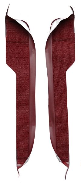 Picture of 1969-1970 Ford Mustang Door Panel Inserts with Binding 2pc Nylon Carpet Flooring 601 Black