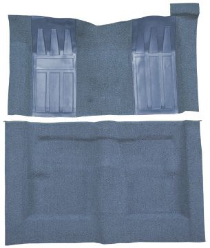 Show details for 1969-1971 Ford Torino GT 2DR Hardtop/Fastback Auto with 2 Medium Blue Inserts Loop Carpet Flooring 01 Black Picture of 1969-1971 Ford Torino GT 2DR Hardtop/Fastback Auto with 2 Medium Blue Inserts Loop Carpet Flooring 01 Black