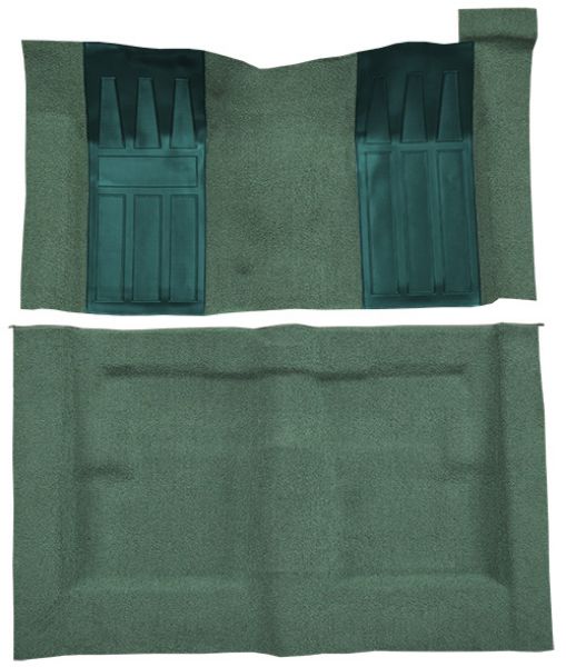 Picture of 1969-1971 Ford Torino GT 2DR Hardtop/Fastback Auto with 2 Aqua Inserts Loop Carpet Flooring 01 Black