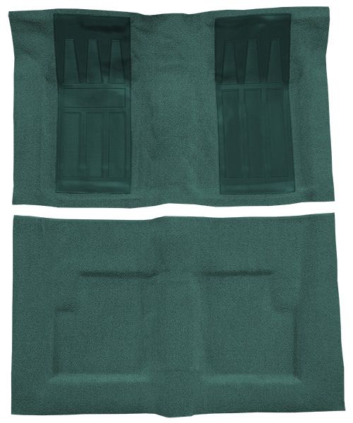 Picture of 1969-1971 Ford Torino GT 2DR Convertible Auto with 2 Aqua Inserts Loop Carpet Flooring 01 Black