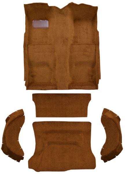 Picture of 1970-1971 American Motors Gremlin Complete Loop Carpet Flooring 01 Black