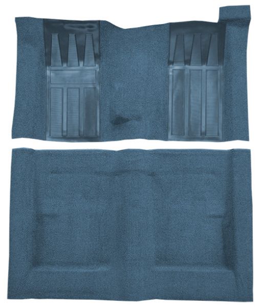 Picture of 1970-1971 Ford Torino GT 2DR Hardtop/Fastback 4spd with 2 Med Blue Inserts Loop Carpet Flooring 01 Black