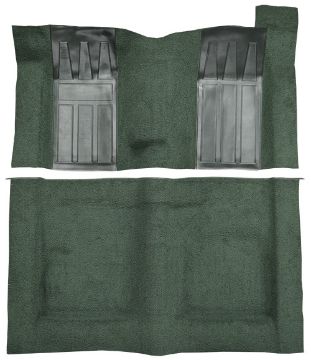 Show details for 1970-1971 Ford Torino GT 2DR Hardtop/Fastback 4spd with 2 Dark Green Inserts Loop Carpet Flooring 01 Black Picture of 1970-1971 Ford Torino GT 2DR Hardtop/Fastback 4spd with 2 Dark Green Inserts Loop Carpet Flooring 01 Black