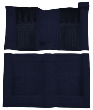 Show details for 1970-1971 Ford Torino GT 2DR Hardtop/Fastback 4spd with 2 Dark Blue Inserts Loop Carpet Flooring 01 Black Picture of 1970-1971 Ford Torino GT 2DR Hardtop/Fastback 4spd with 2 Dark Blue Inserts Loop Carpet Flooring 01 Black