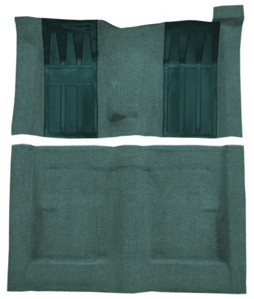 Picture of 1970-1971 Ford Torino GT 2DR Hardtop/Fastback 4spd with 2 Aqua Inserts Loop Carpet Flooring 01 Black