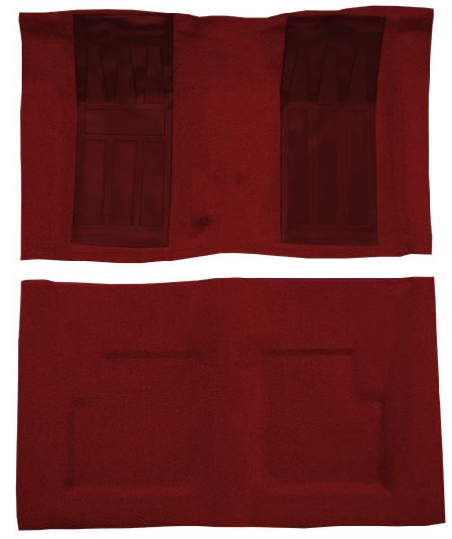 Picture of 1970-1971 Ford Torino GT 2DR Convertible 4spd with 2 Maroon Inserts Loop Carpet Flooring 01 Black