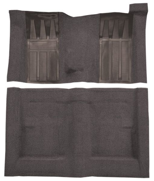 Picture of 1970-1971 Mercury Cyclone GT 4spd with 2 Gray Inserts Loop Carpet Flooring 01 Black