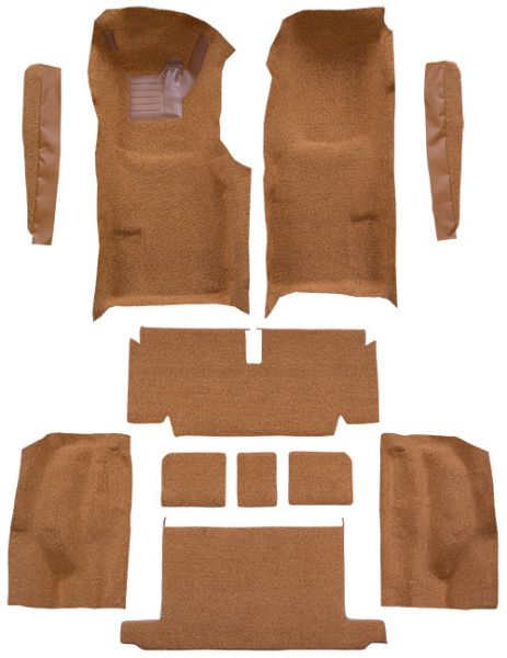 Picture of 1971-1972 Chevrolet Corvette Roadster Auto Complete with Pad Cutpile Carpet Flooring 801 Black