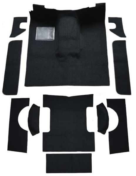 Picture of 1971-1973 International Scout II Complete Loop Carpet Flooring 01 Black