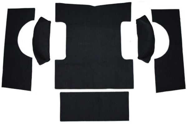 Picture of 1971-1973 International Scout II Cargo Area Loop Carpet Flooring 01 Black