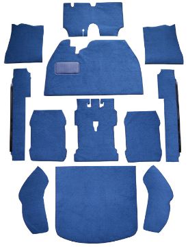 Show details for 1971-1973 Volkswagen Super Beetle Hardtop Flat Front Loop Carpet Flooring 01 Black Picture of 1971-1973 Volkswagen Super Beetle Hardtop Flat Front Loop Carpet Flooring 01 Black