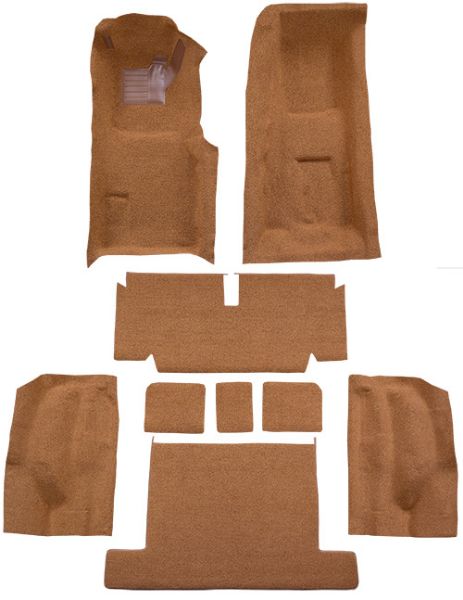 Picture of 1971-1975 Chevrolet Corvette Coupe 4spd Complete with Pad Loop Carpet Flooring 01 Black