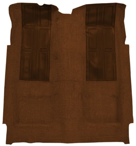 Picture of 1972-1973 Ford Torino GT with 2 Dark Saddle Inserts 2DR Auto Loop Carpet Flooring 01 Black