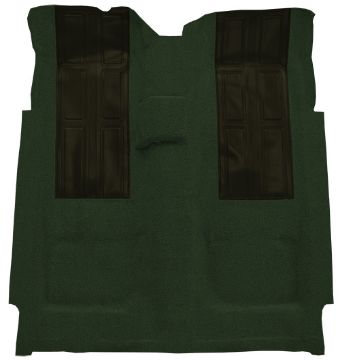 Show details for 1972-1973 Ford Torino GT with 2 Dark Green Inserts 2DR 4spd Loop Carpet Flooring 01 Black Picture of 1972-1973 Ford Torino GT with 2 Dark Green Inserts 2DR 4spd Loop Carpet Flooring 01 Black