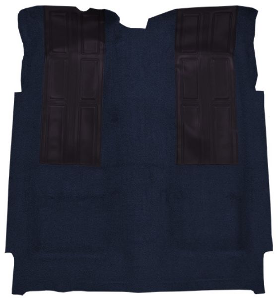 Picture of 1972-1973 Ford Torino GT with 2 Dark Blue Inserts 2DR Auto Loop Carpet Flooring 01 Black