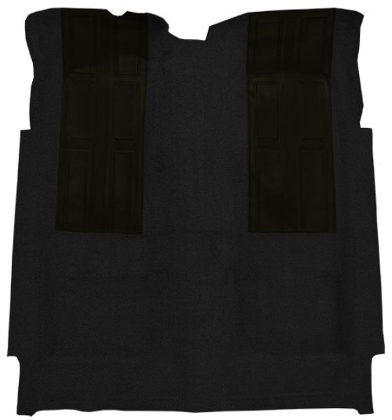 Picture of 1972-1973 Mercury Montego GT Auto with 2 Black Inserts Loop Carpet Flooring 01 Black