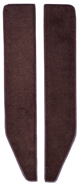 Picture of 1973 Ford F-350 Door Panel Inserts with Cardboard 2pc Loop Carpet Flooring 01 Black
