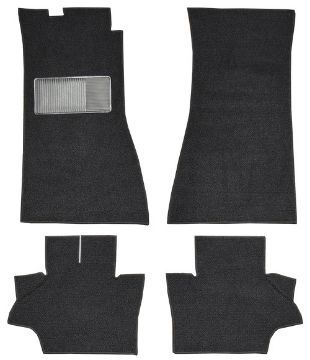Show details for 1974 Nissan 260Z Pass Area Loop Carpet Flooring 01 Black Picture of 1974 Nissan 260Z Pass Area Loop Carpet Flooring 01 Black