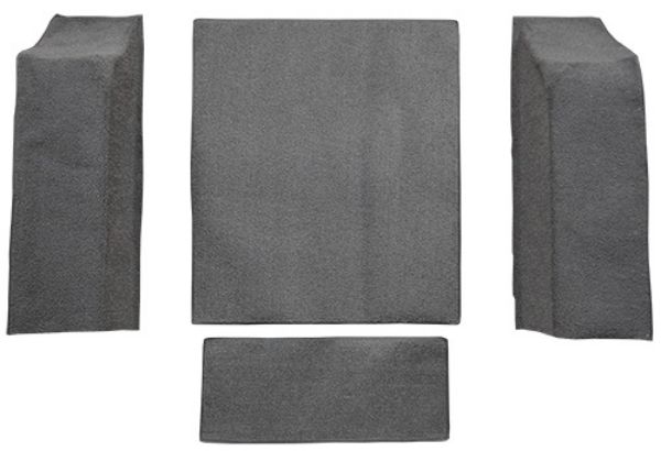 Picture of 1974-1975 Jeep CJ5 Cargo Area Cutpile Carpet Flooring 801 Black