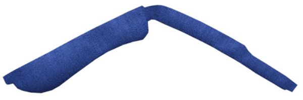 Picture of 1974-1976 Plymouth Valiant Auto Console Strip 1pc Cutpile Carpet Flooring 801 Black