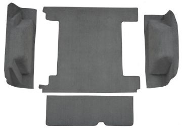 Show details for 1974-1976 Ford Bronco 2 Gas Tanks with Tailgate Lock Cargo Area Cutpile Carpet Flooring 801 Black Picture of 1974-1976 Ford Bronco 2 Gas Tanks with Tailgate Lock Cargo Area Cutpile Carpet Flooring 801 Black