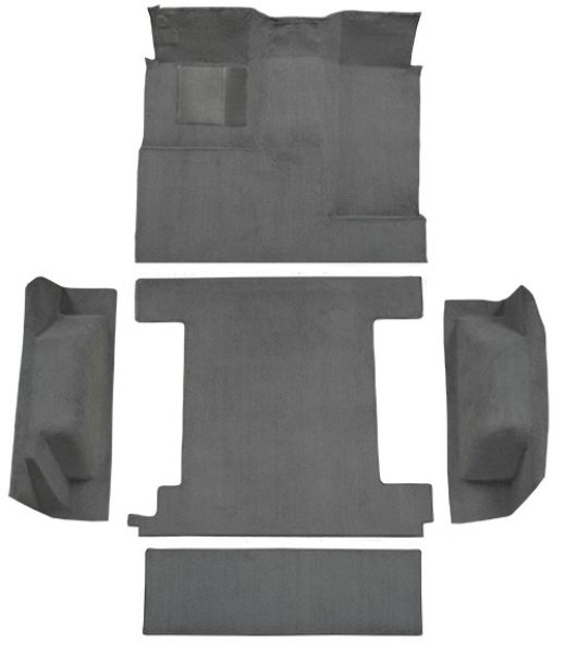 Picture of 1974-1976 Ford Bronco 1 Gas Tank Complete without Tailgate Lock Cutpile Carpet Flooring 801 Black