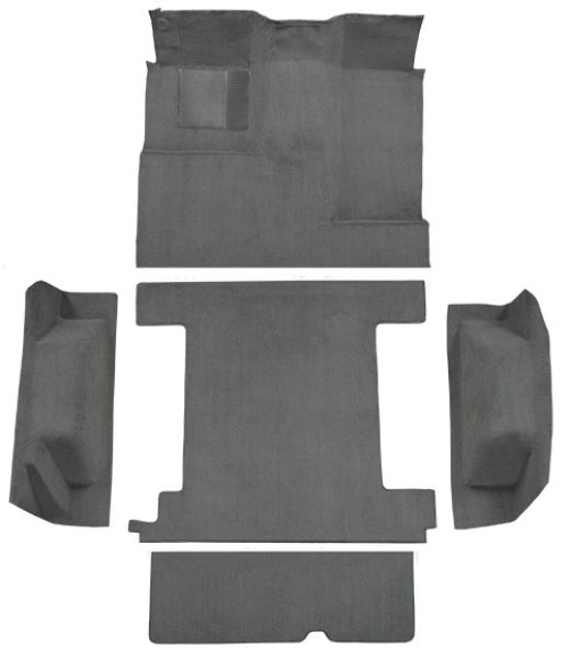 Picture of 1974-1976 Ford Bronco 1 Gas Tank Complete with Tailgate Lock Cutpile Carpet Flooring 801 Black