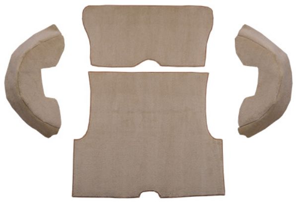 Picture of 1978-1979 American Motors Concord 2DR Hatchback w/o Hidden Compartment Cargo Area Cutpile Carpet Flooring 801 Black