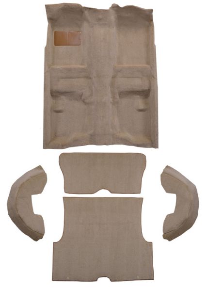 Picture of 1978-1979 American Motors Concord 2DR Hatchback Auto with Hidden Compartment Complete with Snaps Cutpile Carpet Flooring 801 Black