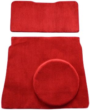 Show details for 1974-1978 Ford Mustang II Cargo Area Cutpile Carpet Flooring 801 Black Picture of 1974-1978 Ford Mustang II Cargo Area Cutpile Carpet Flooring 801 Black