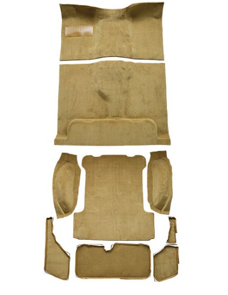 Picture of 1974-1983 Jeep Wagoneer Complete Cutpile Carpet Flooring 801 Black