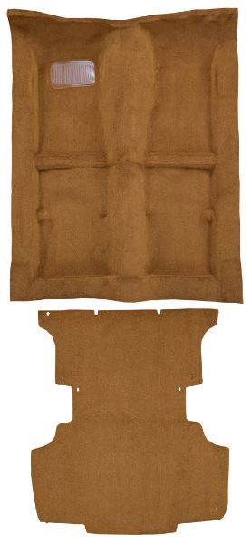 Picture of 1976-1977 Toyota Celica Complete Cutpile Carpet Flooring 801 Black