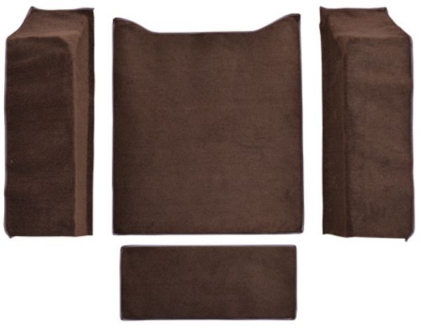 Picture of 1976-1983 Jeep CJ5 Cargo Area Cutpile Carpet Flooring 801 Black