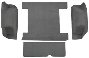 Show details for 1977 Ford Bronco Cargo Area with Tailgate Lock Cutpile Carpet Flooring 801 Black Picture of 1977 Ford Bronco Cargo Area with Tailgate Lock Cutpile Carpet Flooring 801 Black
