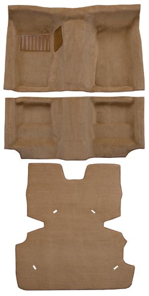 Picture of 1977 Nissan 280Z Complete without Wheel Wells & Shock Covers Cutpile Carpet Flooring 801 Black