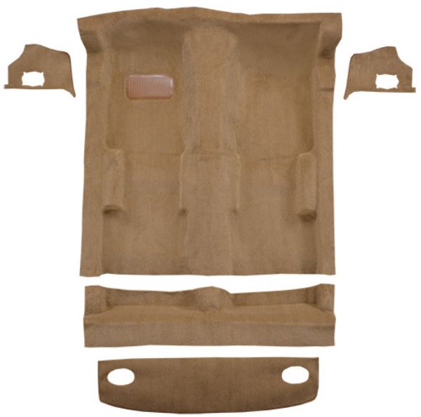 Picture of 1977-1983 BMW 320i 2DR E21 Version Cutpile Carpet Flooring 801 Black