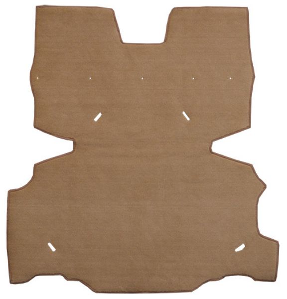 Picture of 1978 Nissan 280Z Rear Cargo without Wheel Wells & Shock Covers Cutpile Carpet Flooring 801 Black