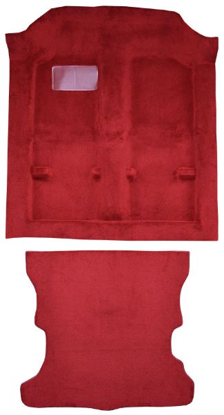 Picture of 1980-1983 Honda Civic 2DR Hatchback Complete Cutpile Carpet Flooring 801 Black