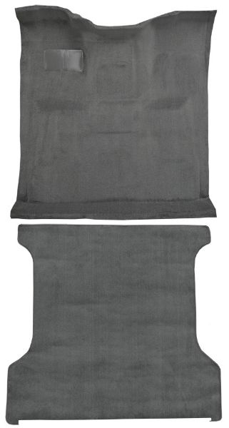 Picture of 1980-1986 Ford Bronco Complete without Wheel Wells Cutpile Carpet Flooring 801 Black