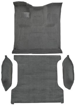 Show details for 1980-1986 Ford Bronco Complete Cutpile Carpet Flooring 801 Black Picture of 1980-1986 Ford Bronco Complete Cutpile Carpet Flooring 801 Black