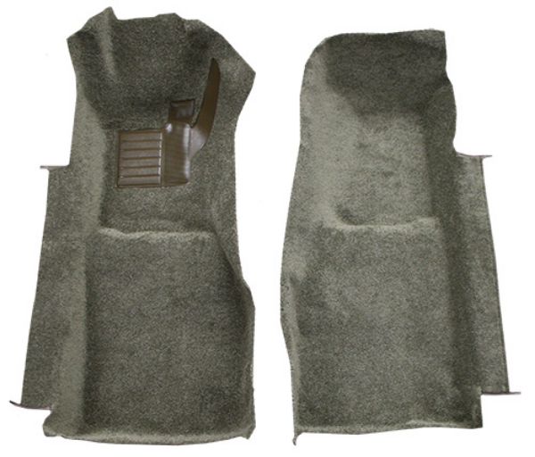 Picture of 1981-1982 Chevrolet Corvette Front Cutpile Carpet Flooring 801 Black